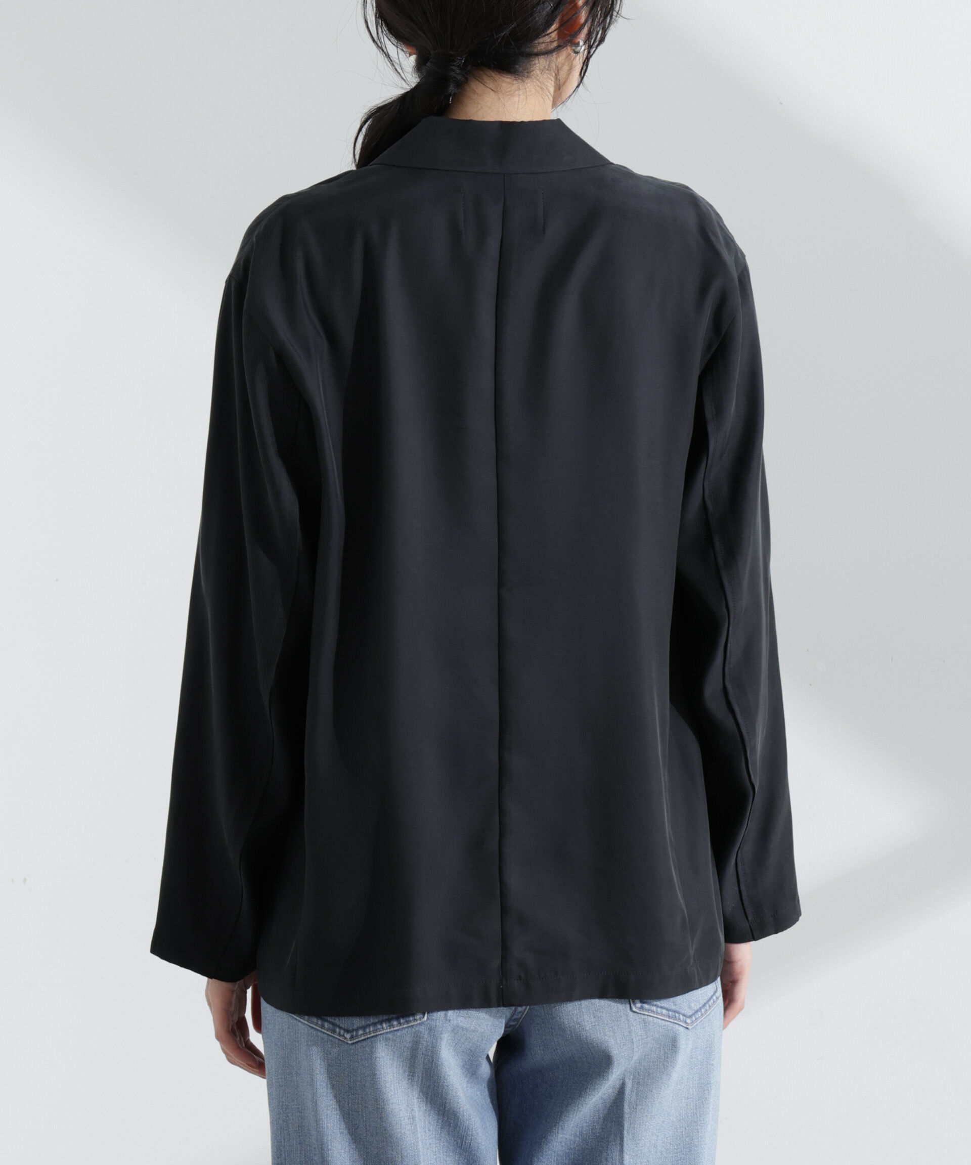 nano･universe「キュプラライトジャケット」|テーラードジャケット|