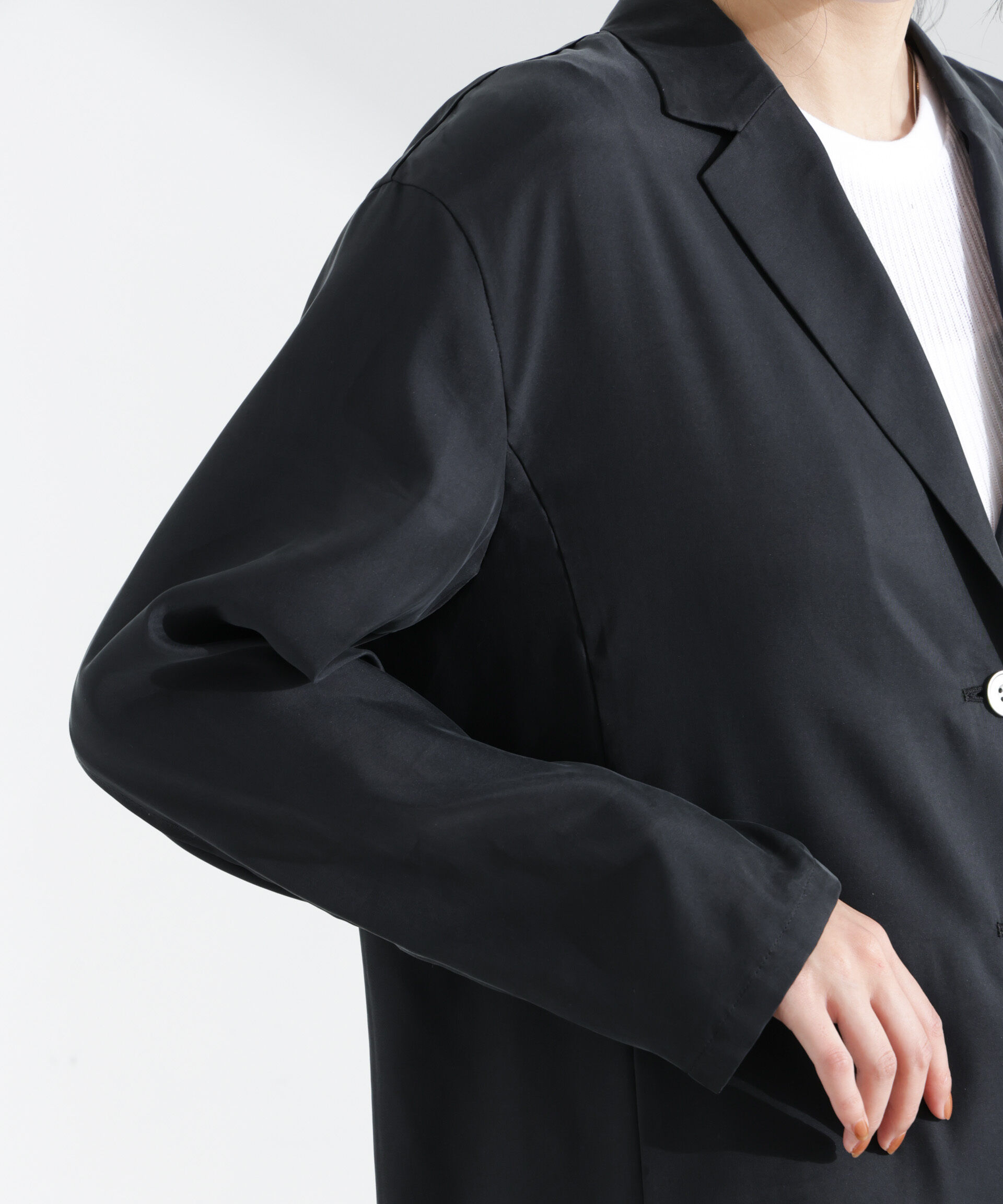 nano･universe「キュプラライトジャケット」|テーラードジャケット|