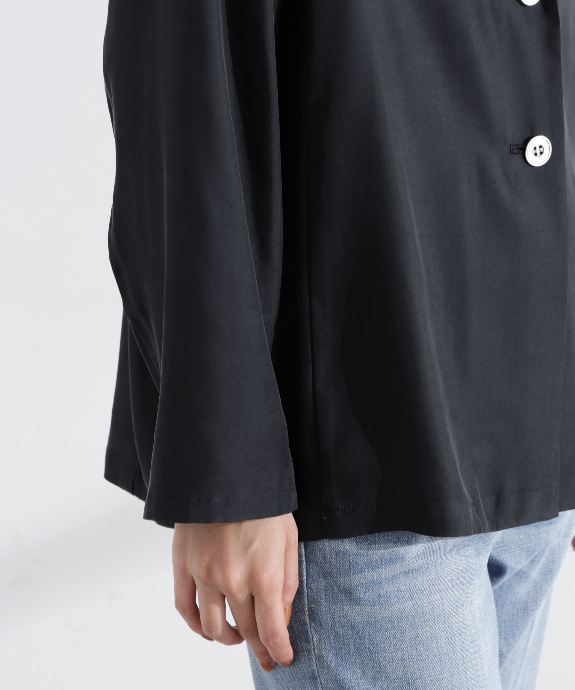 nano･universe「キュプラライトジャケット」|テーラードジャケット|