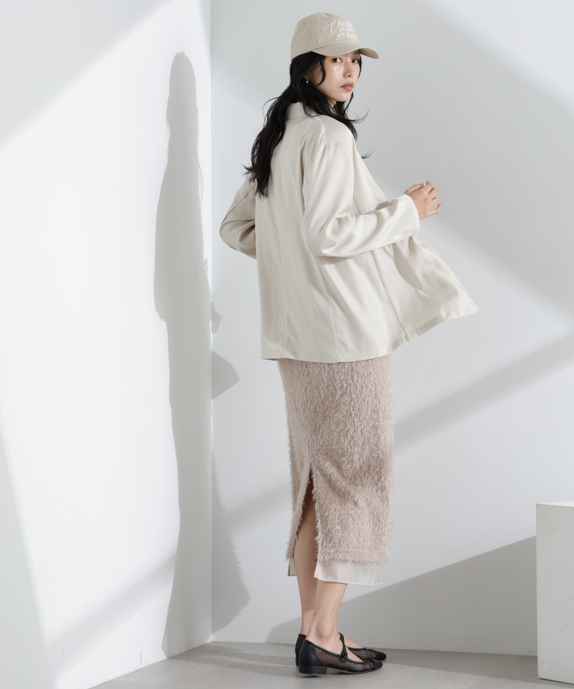 nano･universe「キュプラライトジャケット」|テーラードジャケット|