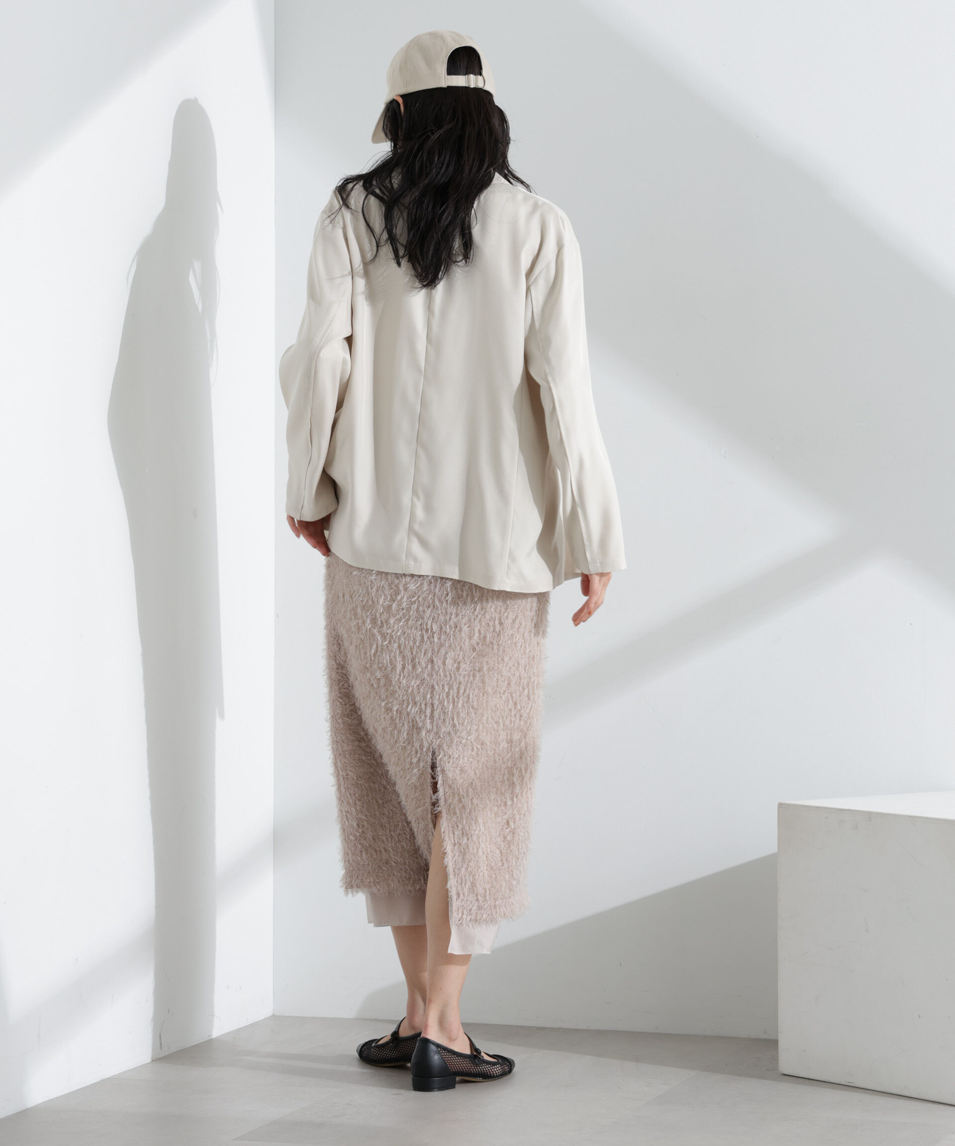 nano･universe「キュプラライトジャケット」|テーラードジャケット|