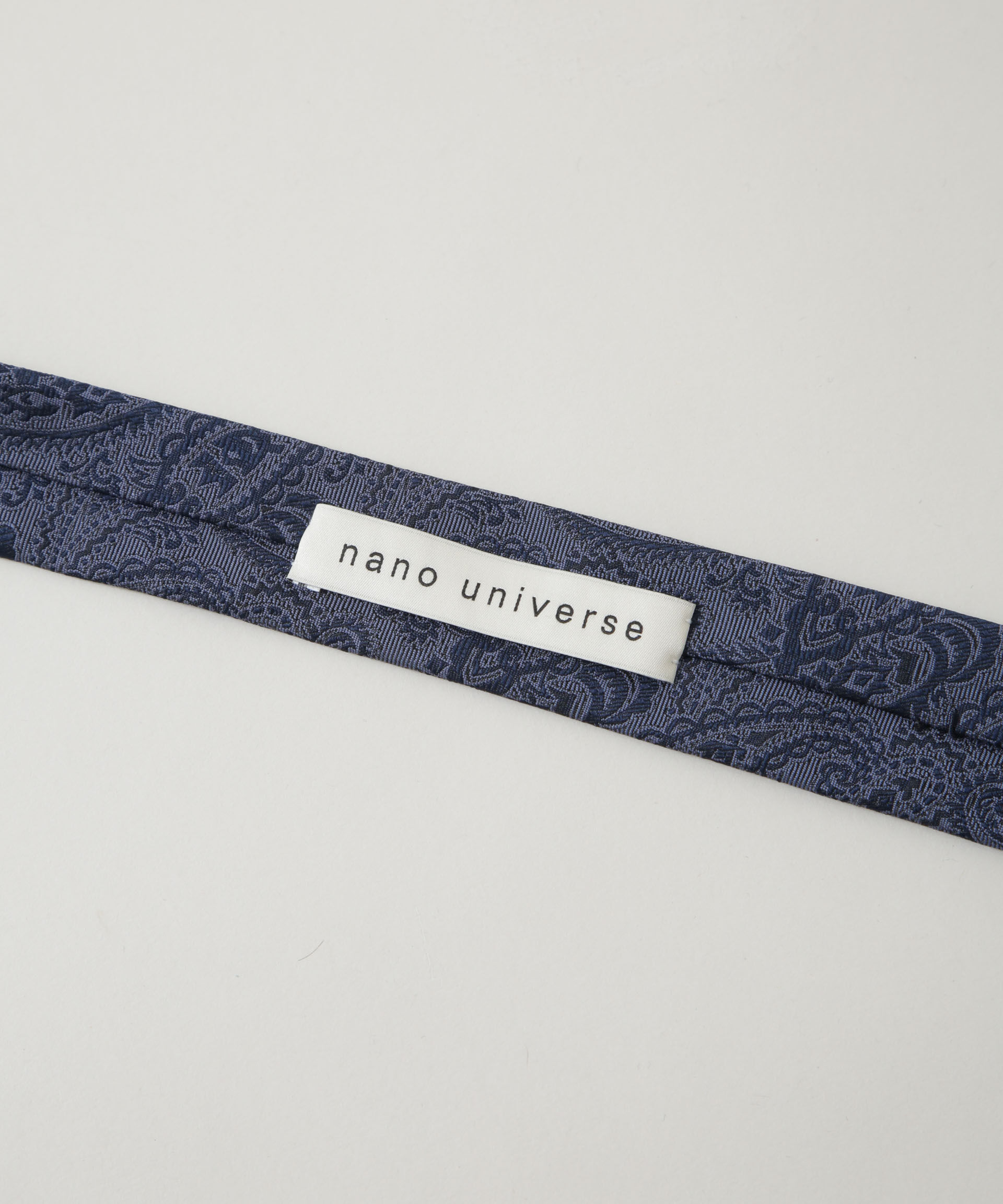 nano･universe「京都西陣ウォッシャブルシャドーペイズリーネクタイ 2」|ネクタイ・蝶ネクタイ|