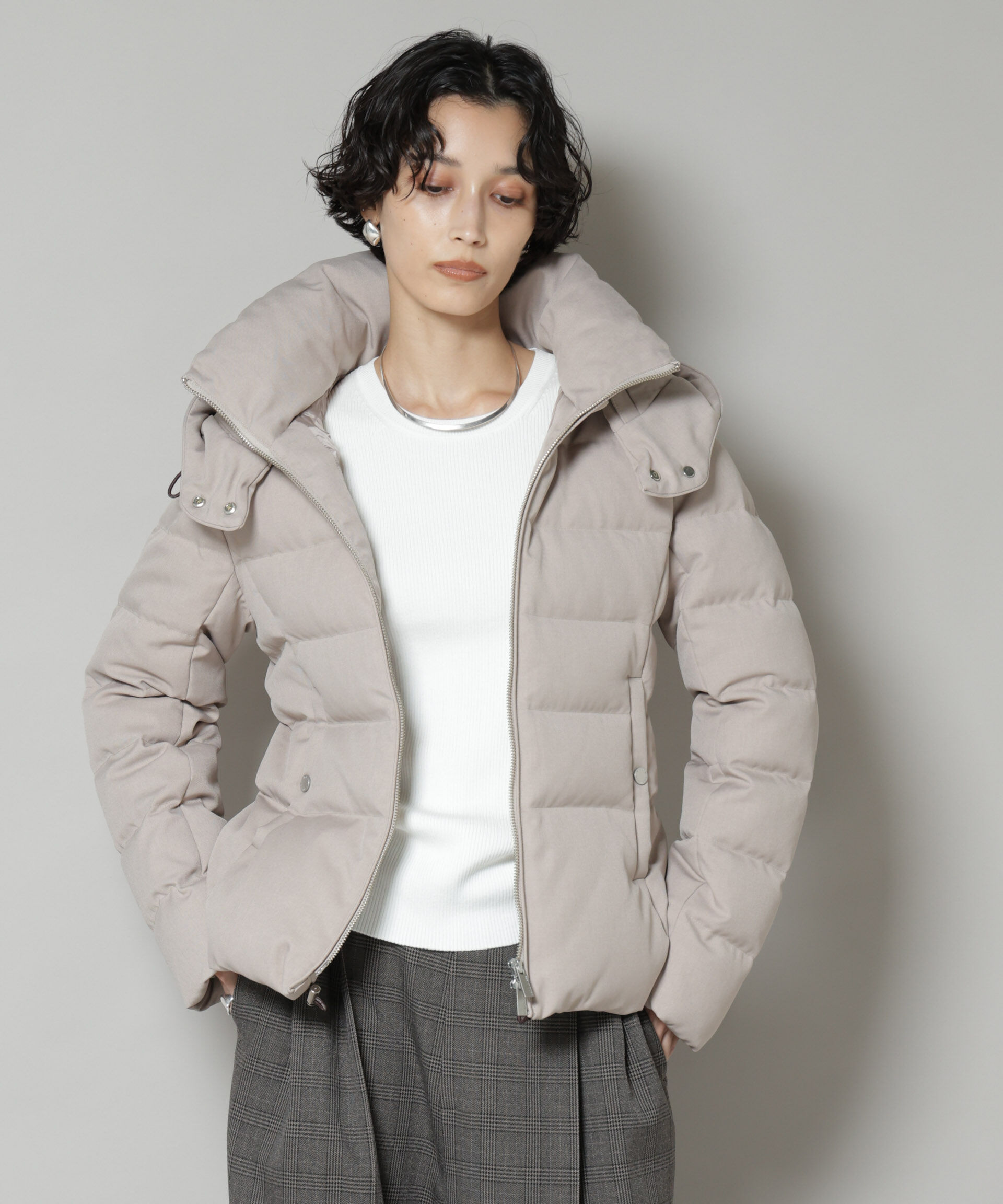 nano･universe「「西川ダウン(R)」サージショートダウン」|ダウン|