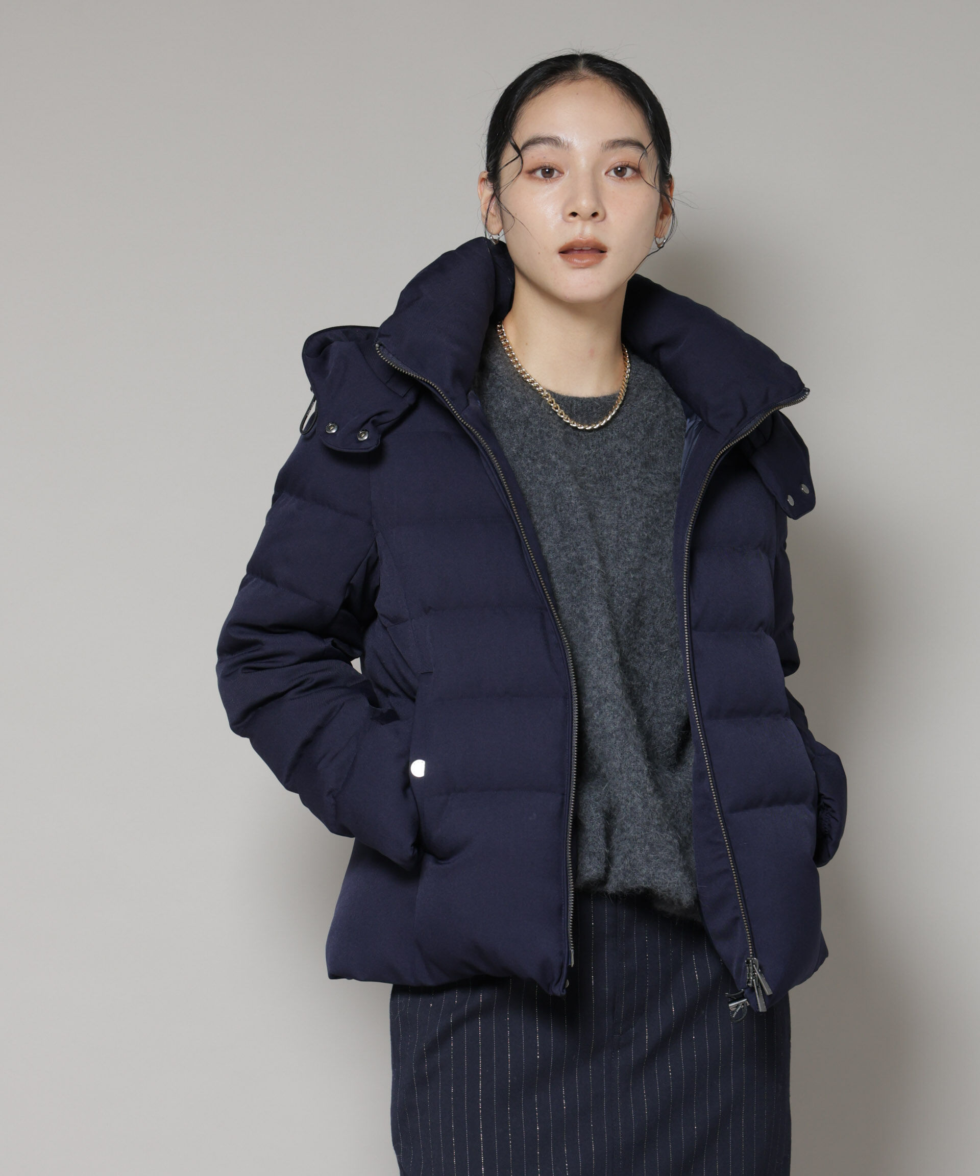 nano･universe「「西川ダウン(R)」サージショートダウン」|ダウン|