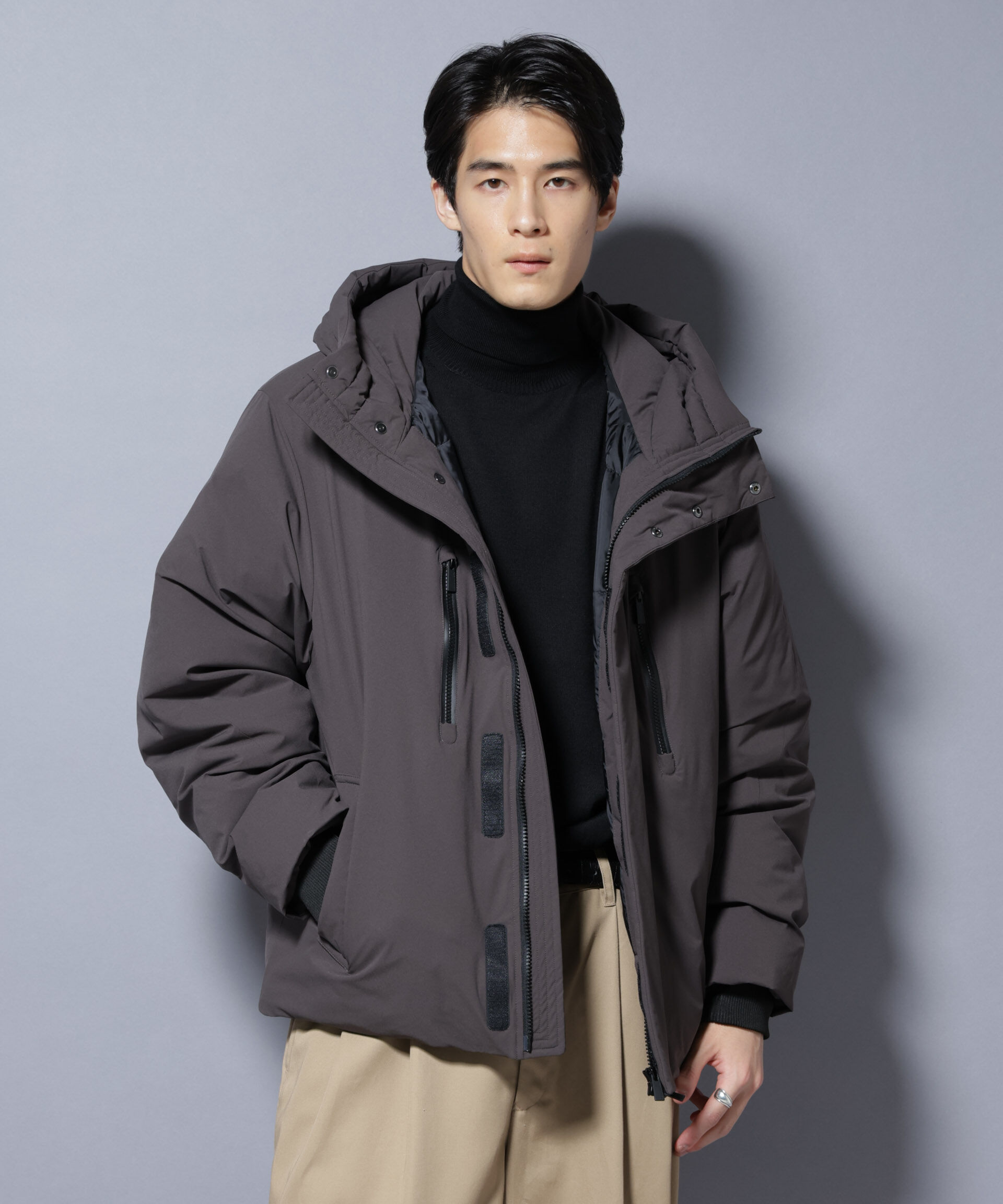 nano･universe「「西川ダウン(R)」SOLOTEXショートダウン」|ダウン|