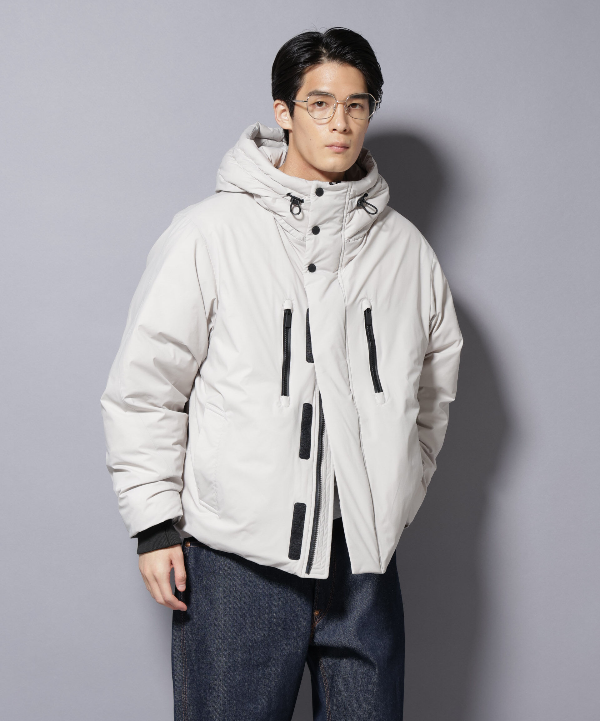 nano･universe「「西川ダウン(R)」SOLOTEXショートダウン」|ダウン|