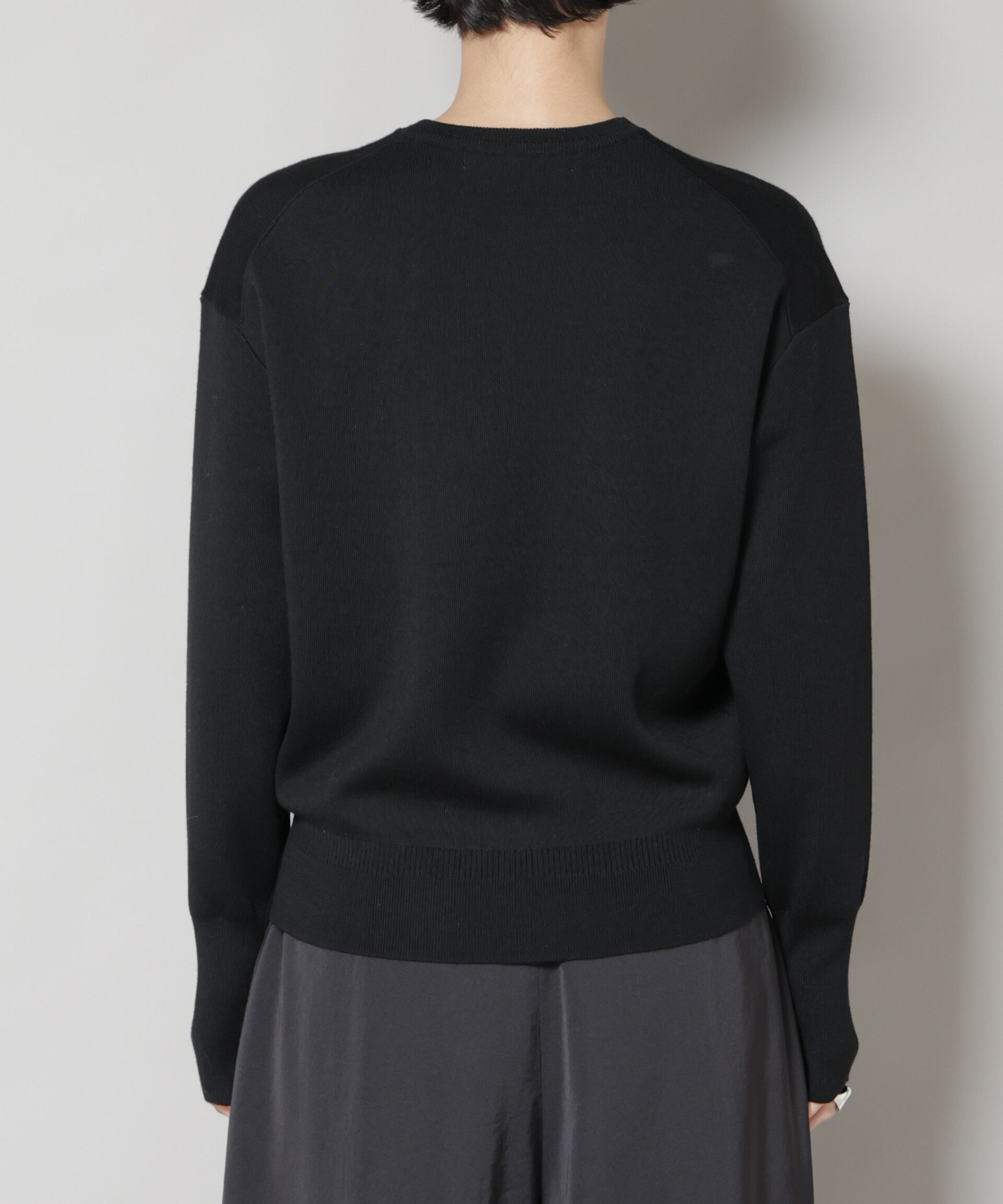 nano･universe「毛玉レスニットスムースクルーネックプルオーバー」|ニット・セーター|