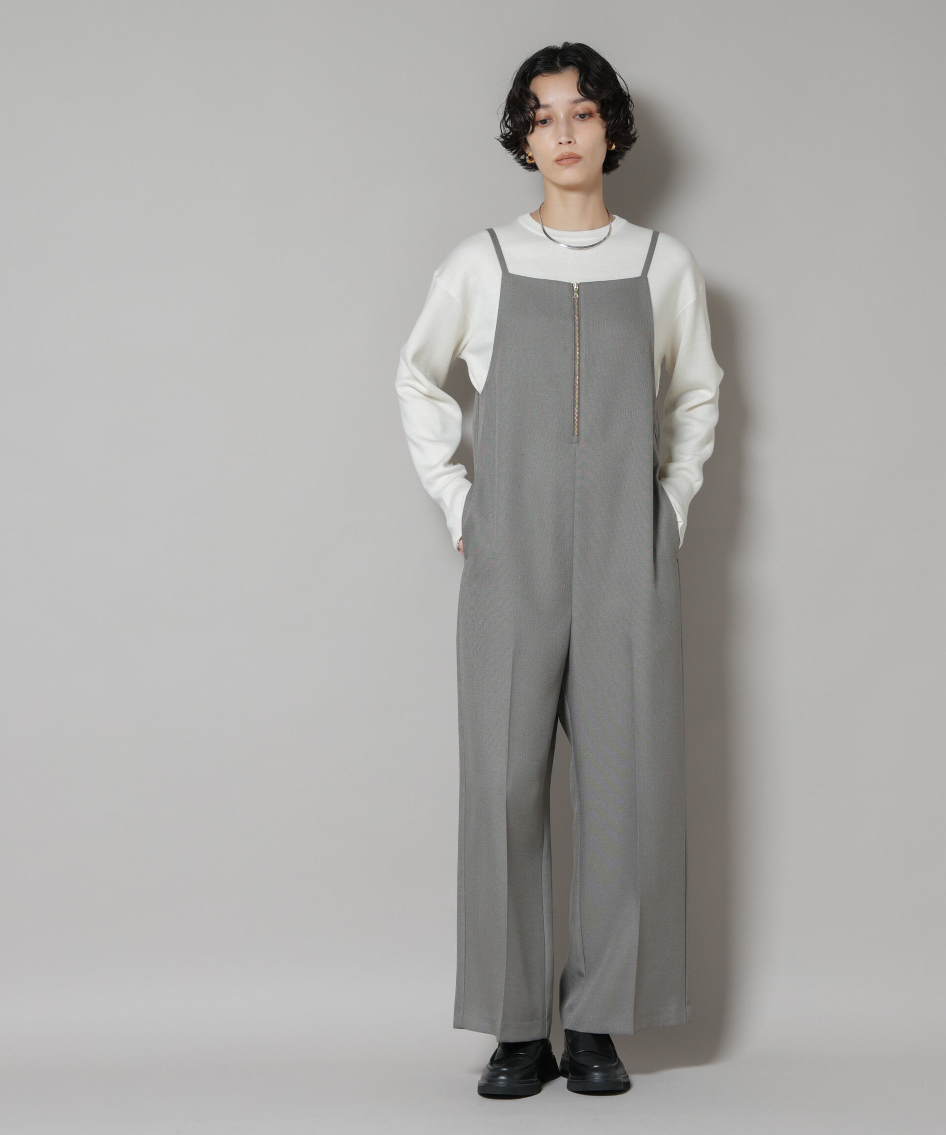 nano･universe「毛玉レスニットスムースクルーネックプルオーバー」|ニット・セーター|