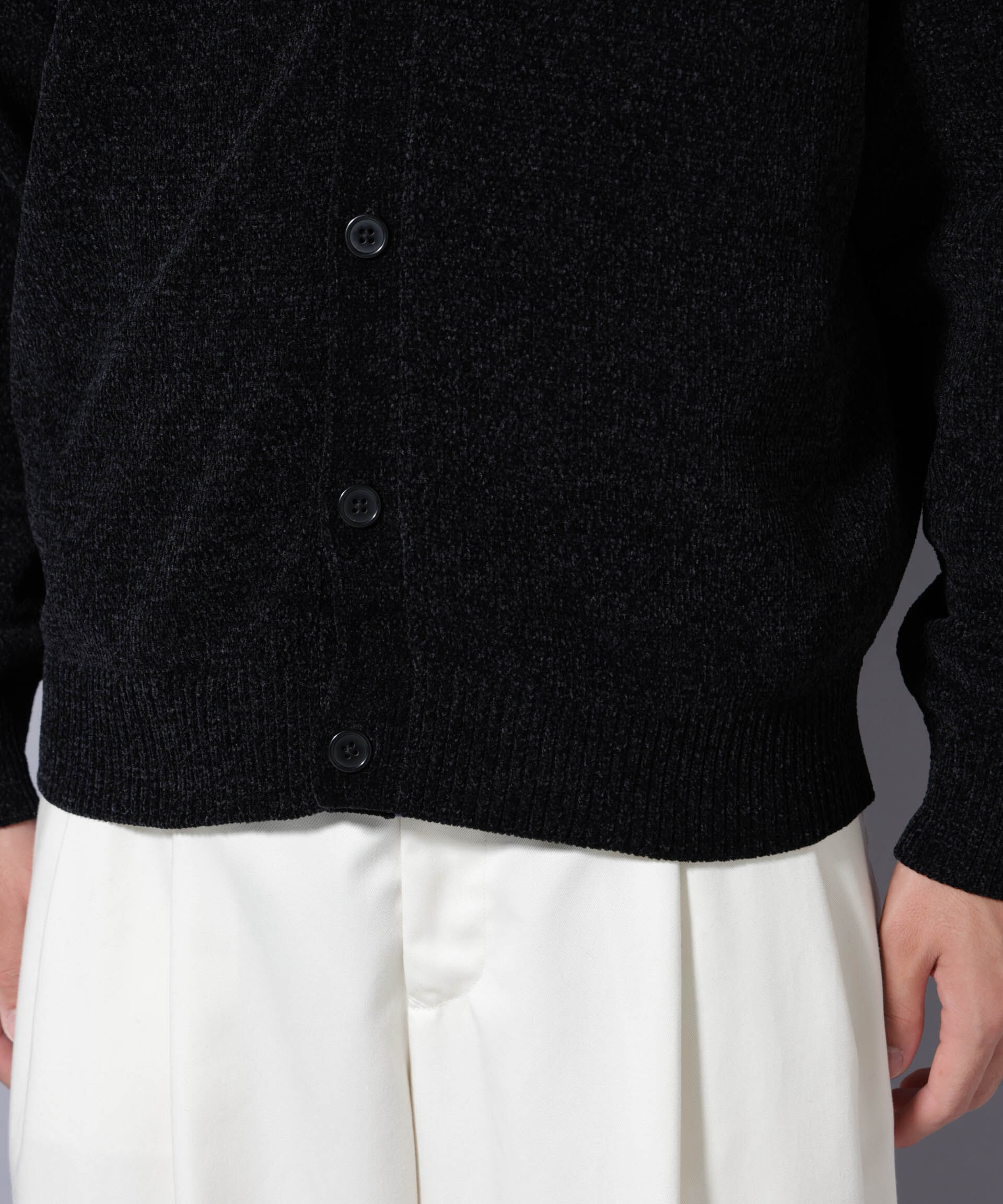 nano･universe「ナノベアモールニットカーディガン」|ニット・セーター|