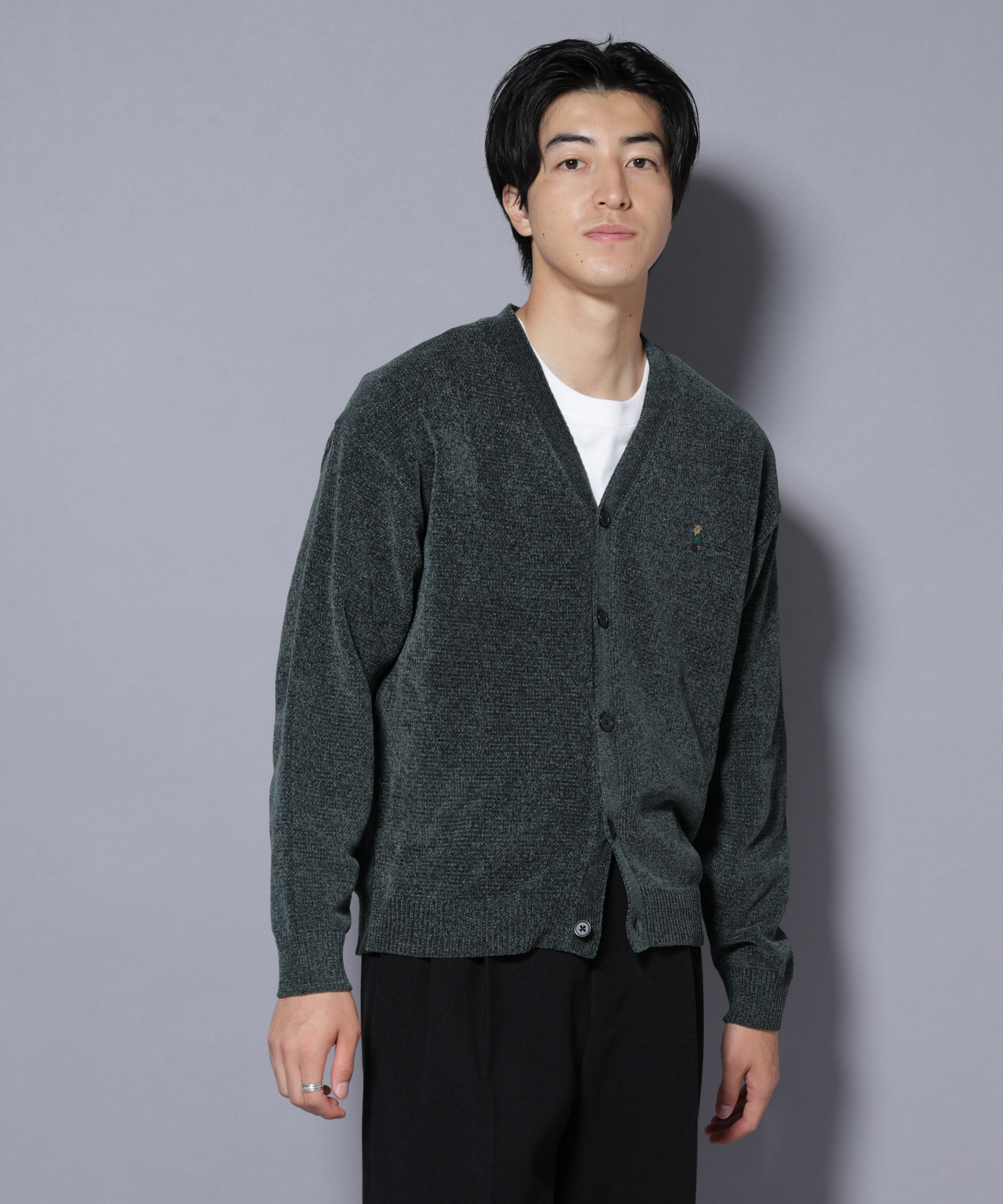 nano･universe「ナノベアモールニットカーディガン」|ニット・セーター|