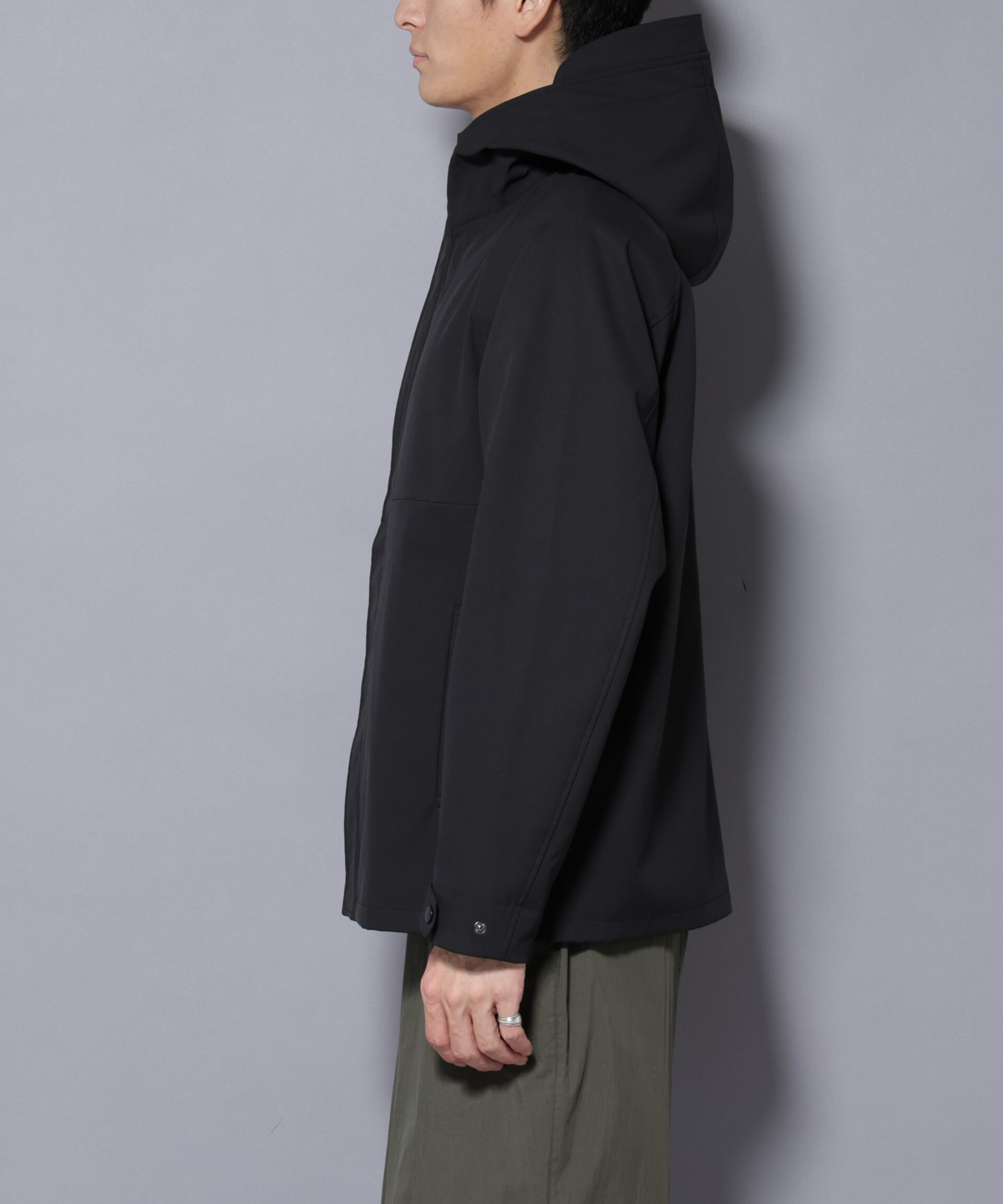 nano･universe「ボンディングウォームパーカー」|ブルゾン・スタジャン|