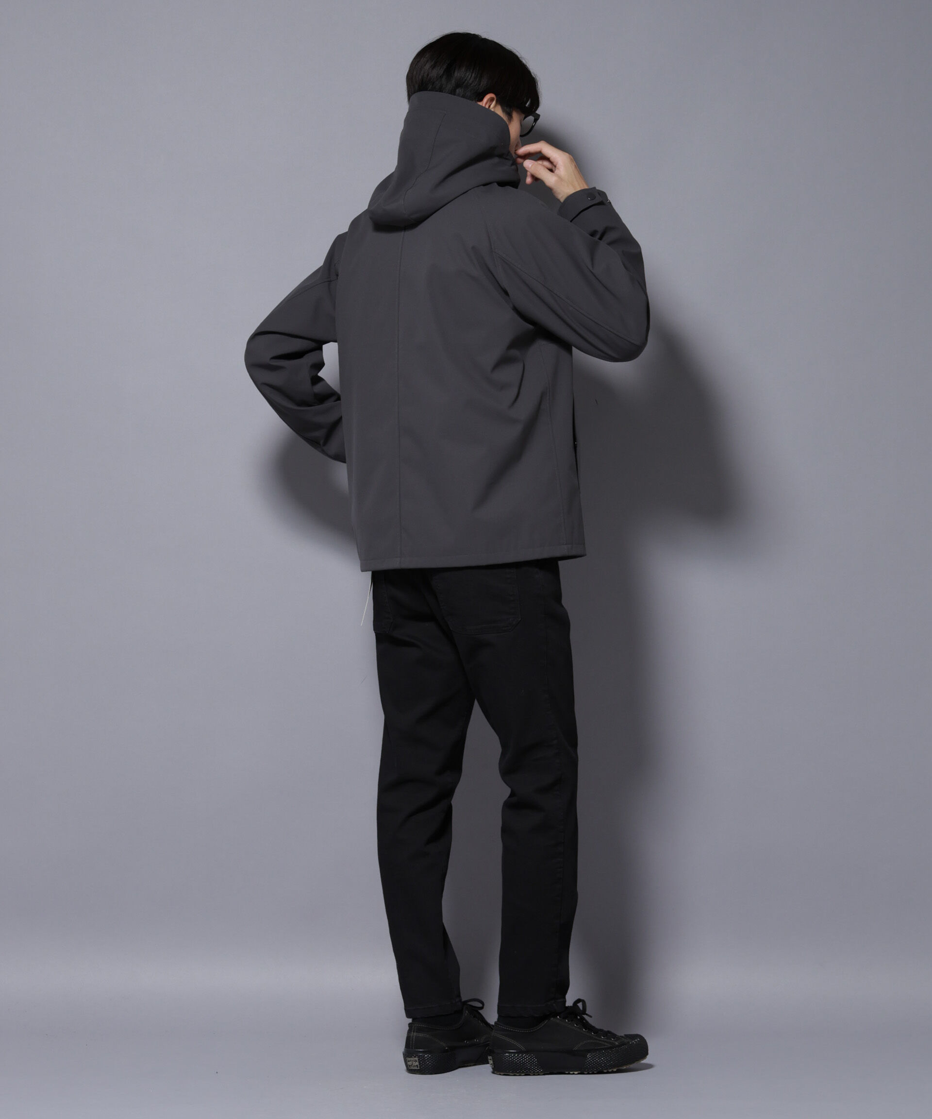 nano･universe「ボンディングウォームパーカー」|ブルゾン・スタジャン|