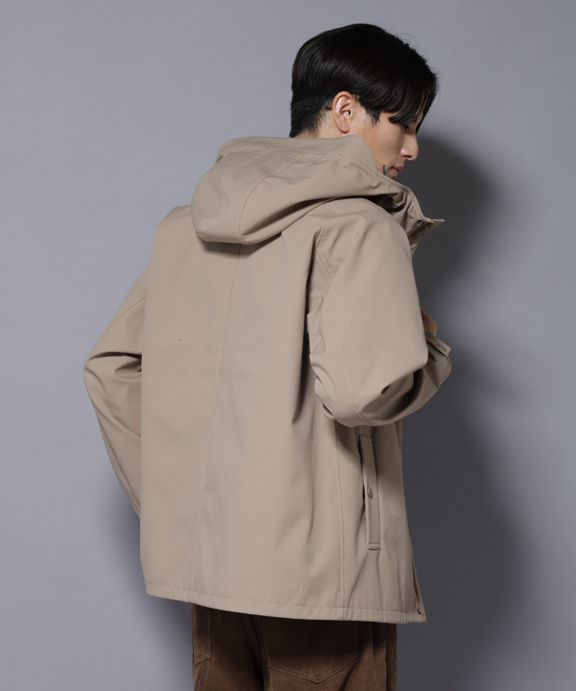 nano･universe「ボンディングウォームパーカー」|ブルゾン・スタジャン|