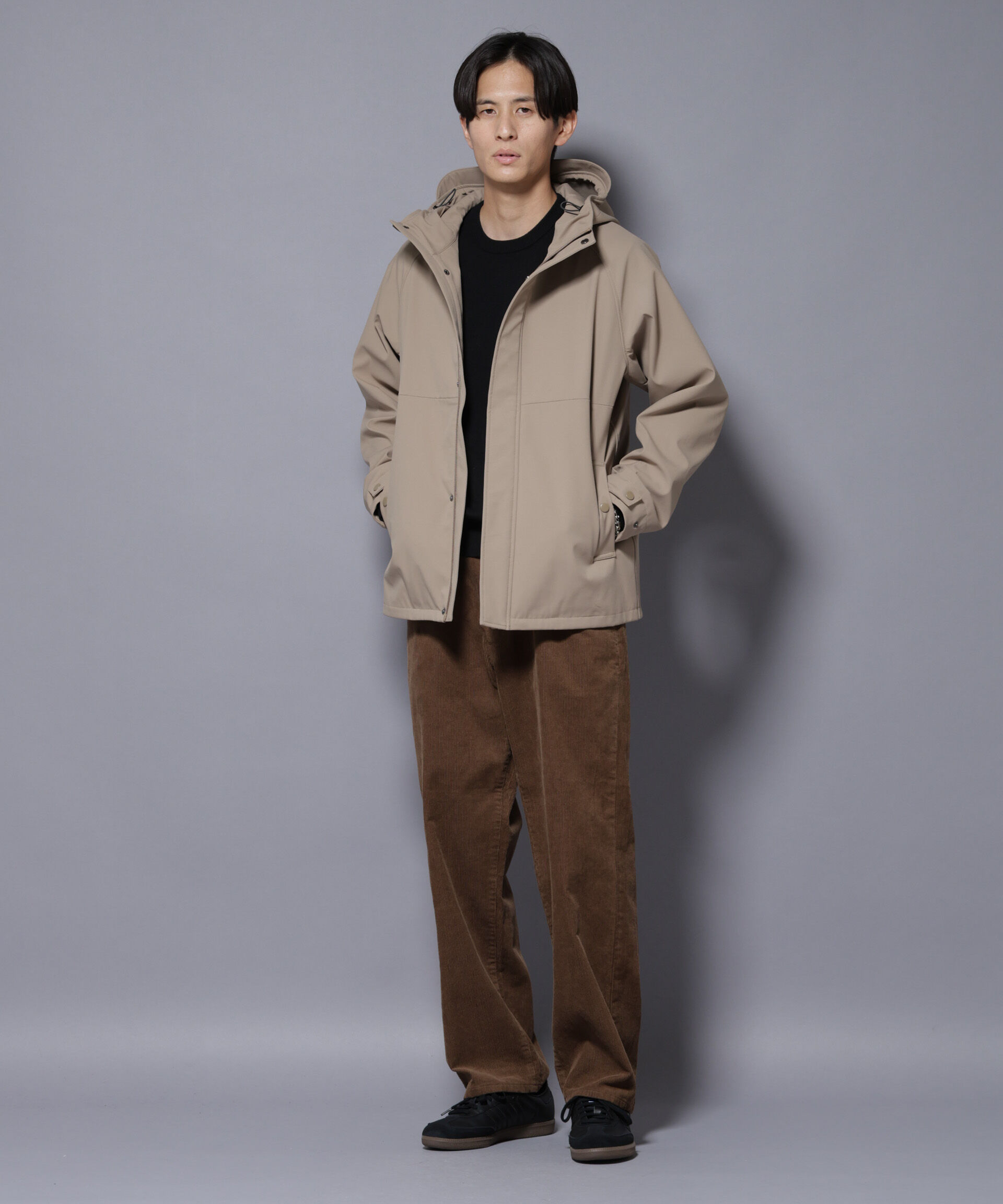 nano･universe「ボンディングウォームパーカー」|ブルゾン・スタジャン|