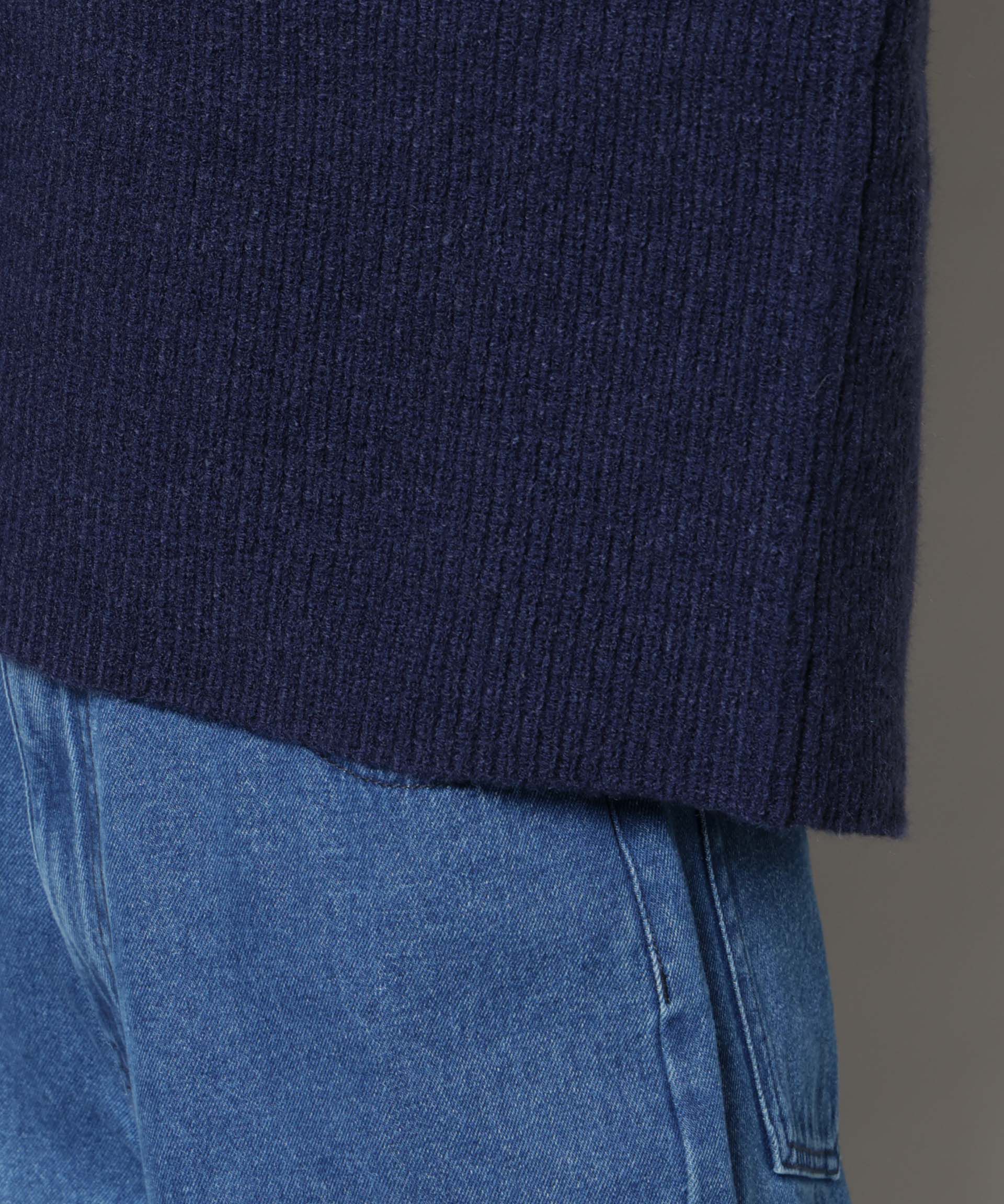 nano･universe「釦ディティールニットプルオーバー」|ニット・セーター|