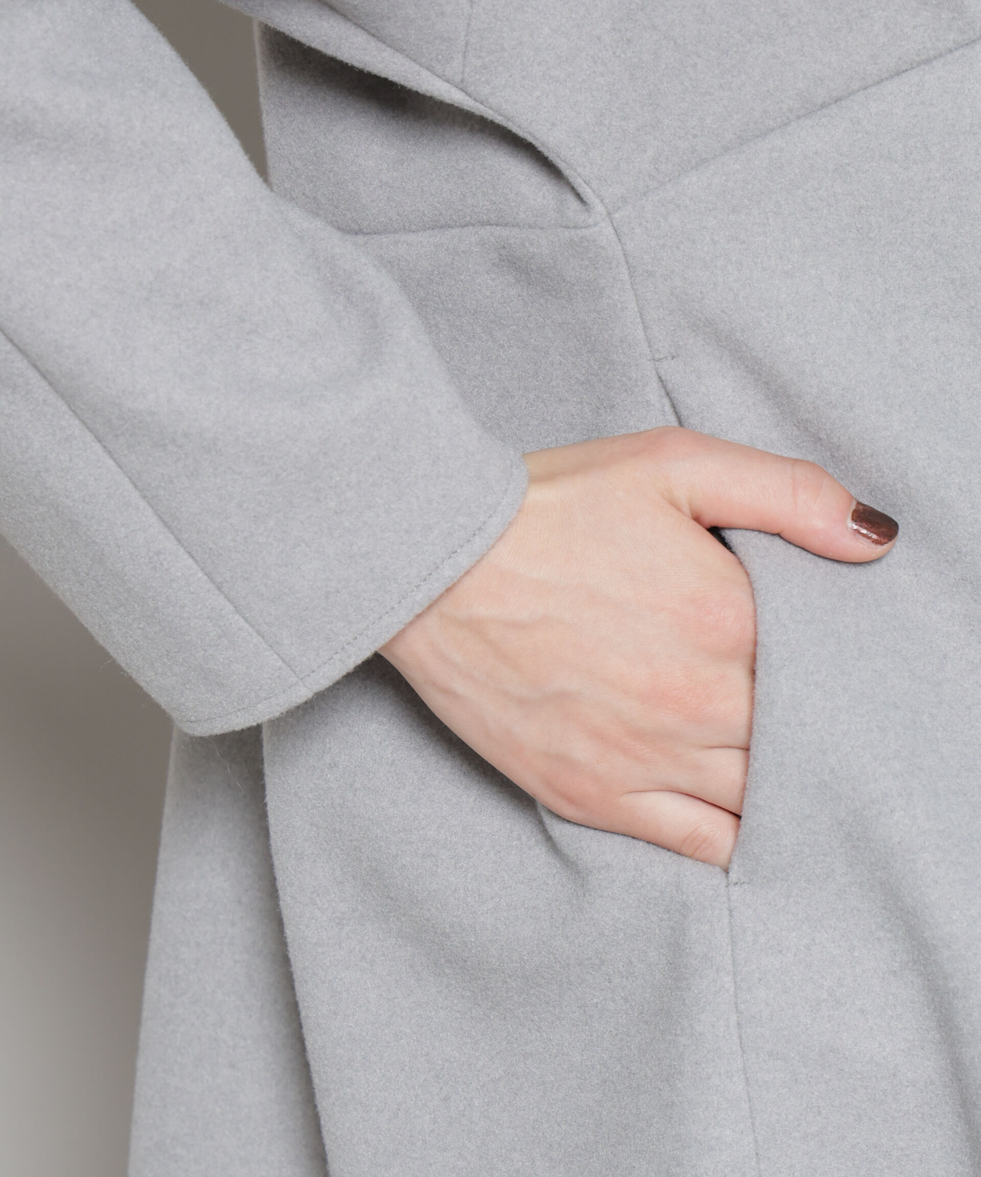 nano･universe「ニードルジャージーペプラムブルゾン」|ブルゾン・スタジャン|