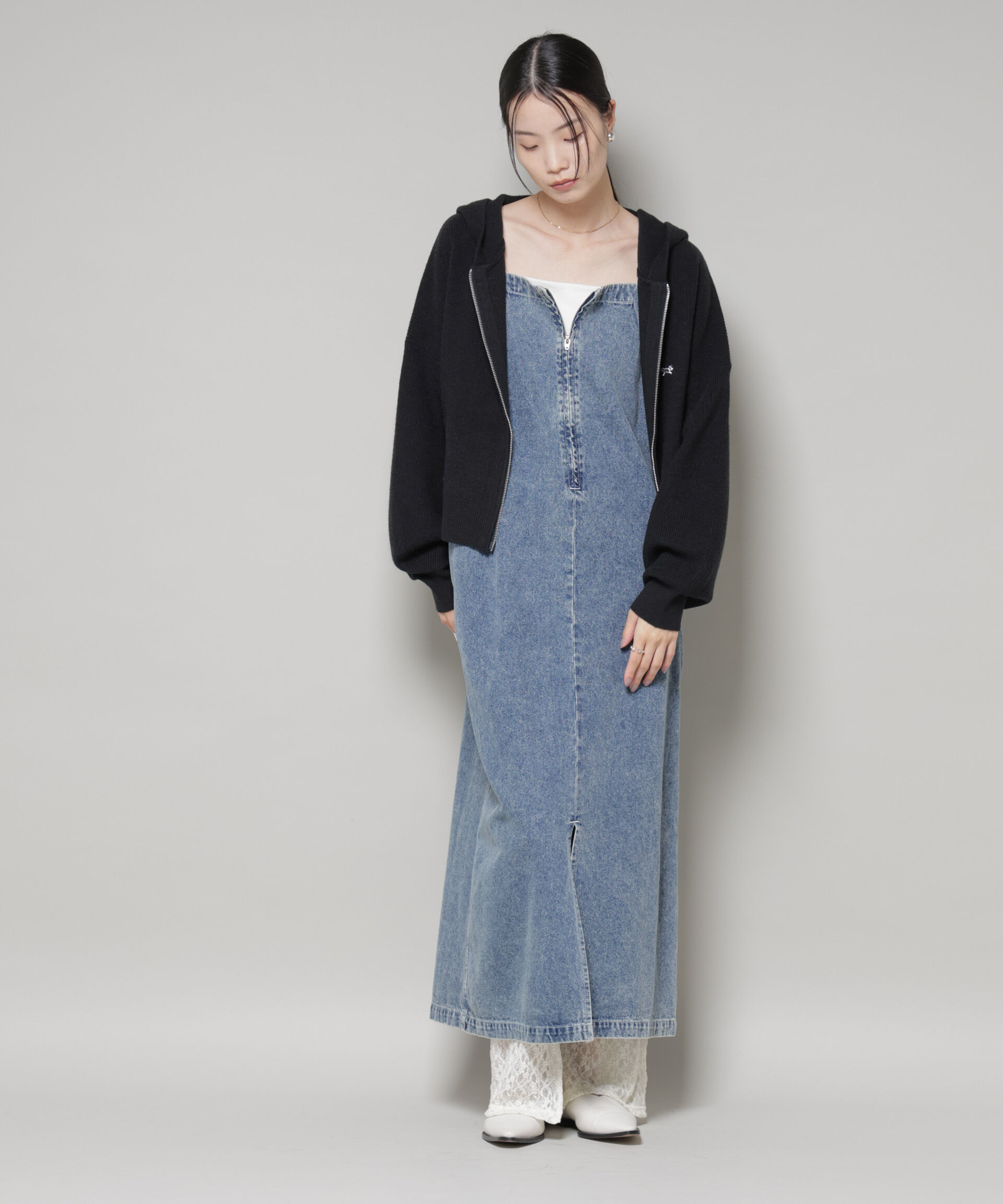 nano･universe「PENNEYS別注TheFOXニットフーディー」|ニット・セーター|