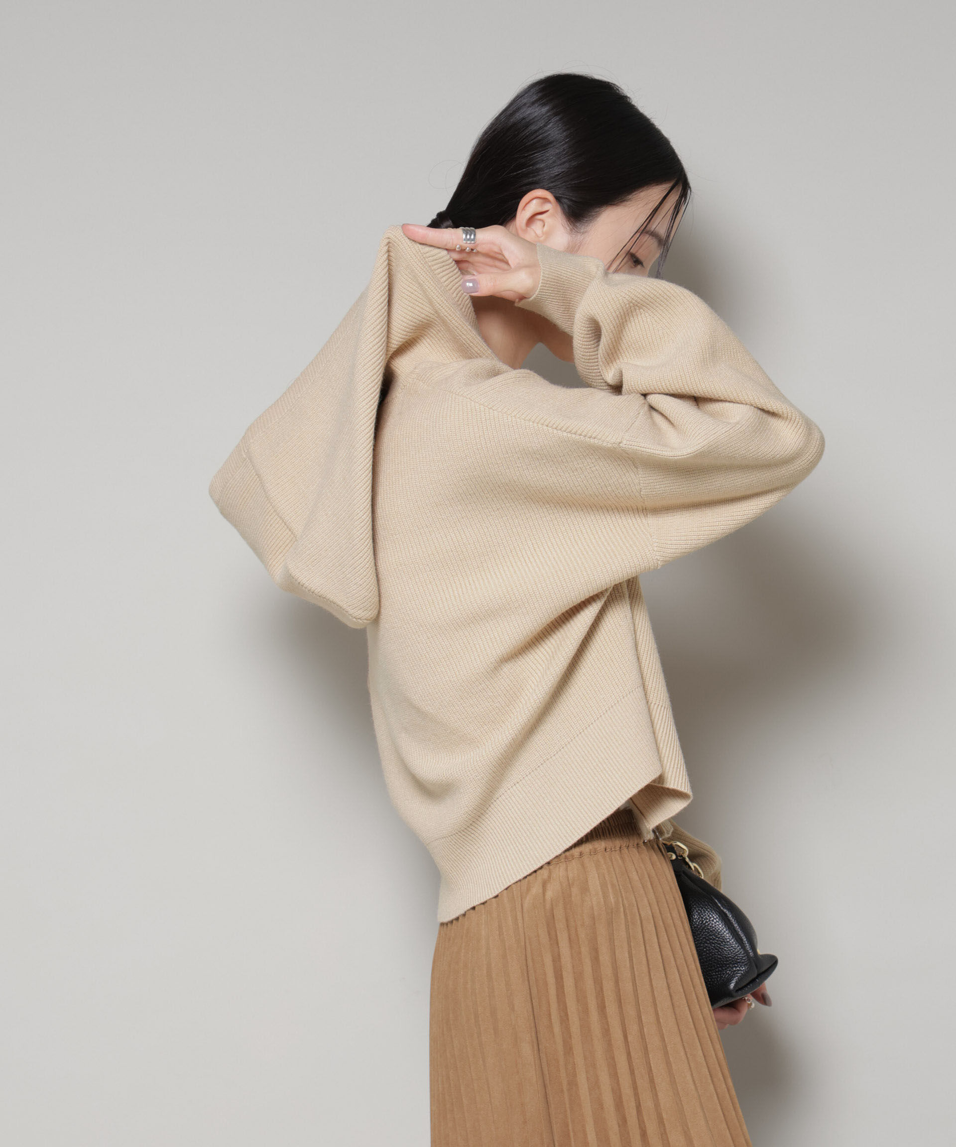 nano･universe「PENNEYS別注TheFOXニットフーディー」|ニット・セーター|