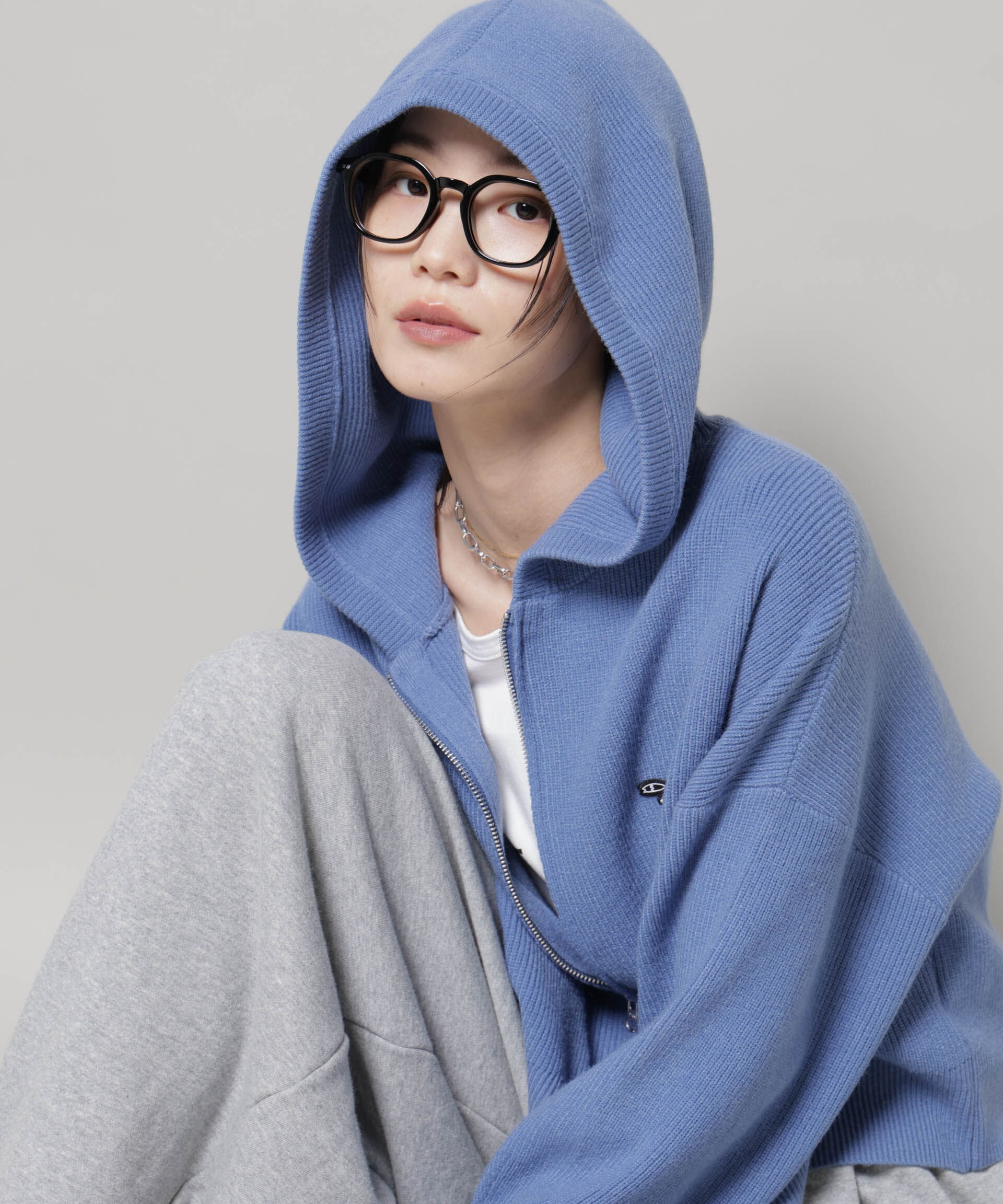 nano･universe「PENNEYS別注TheFOXニットフーディー」|ニット・セーター|