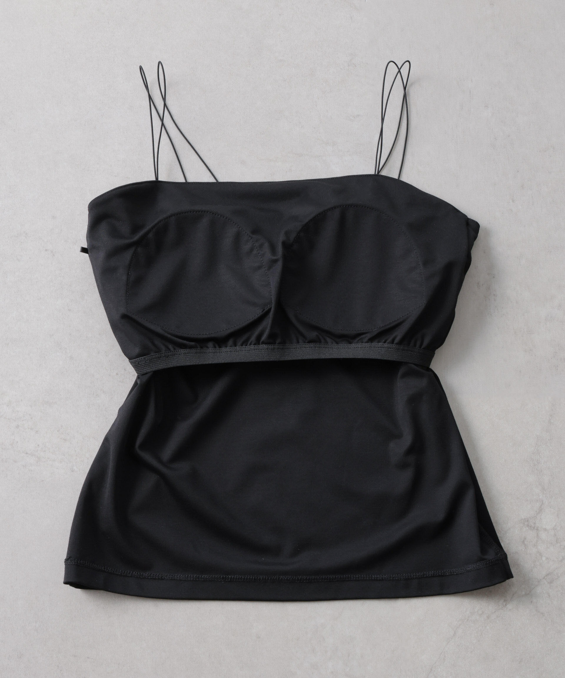 nano･universe「ストレッチポンチカップ付きベアトップキャミソール」|Tシャツ・カットソー|