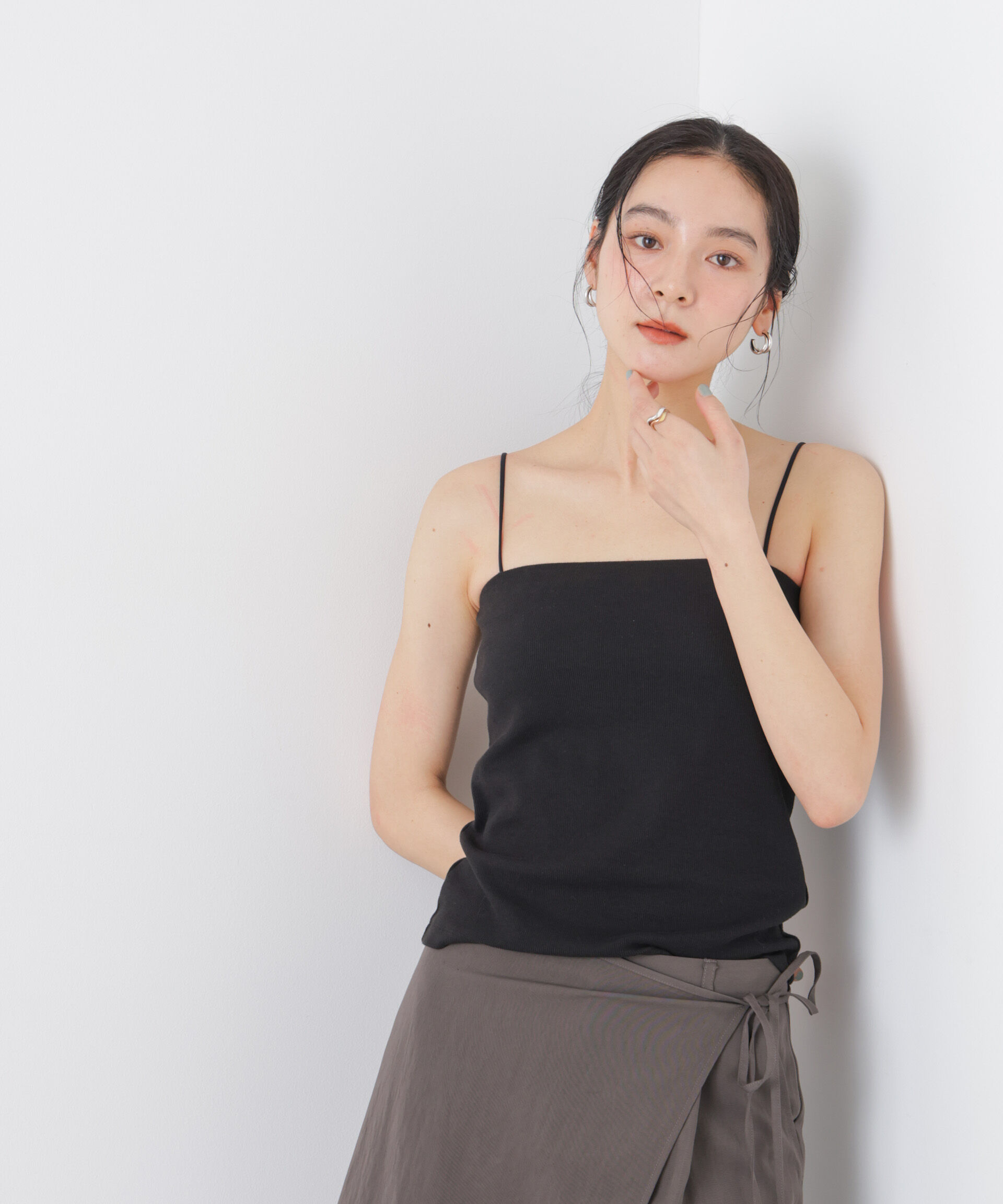 nano･universe「カップ付き2wayキャミベアトップ」|Tシャツ・カットソー|