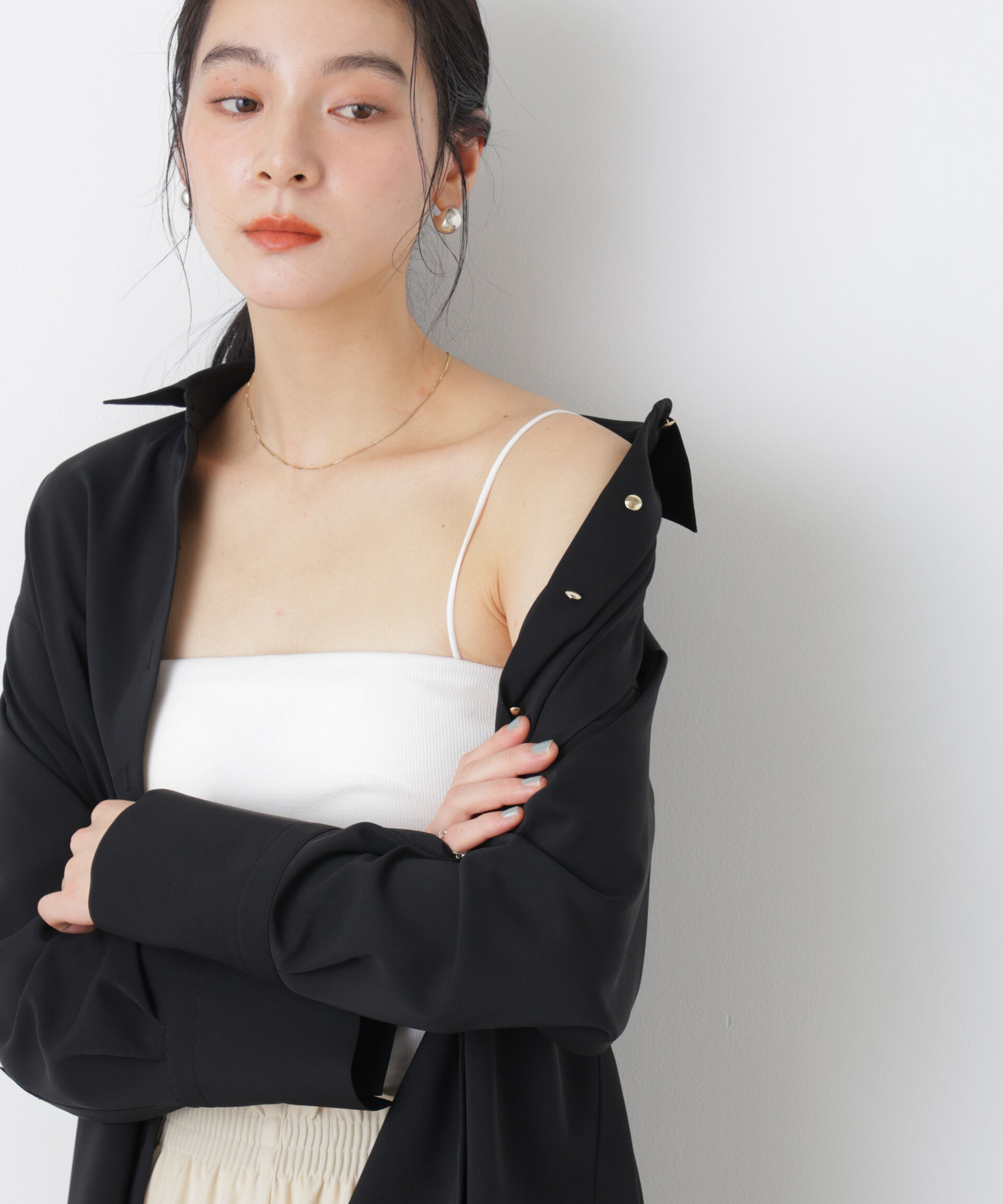 nano･universe「カップ付き2wayキャミベアトップ」|Tシャツ・カットソー|