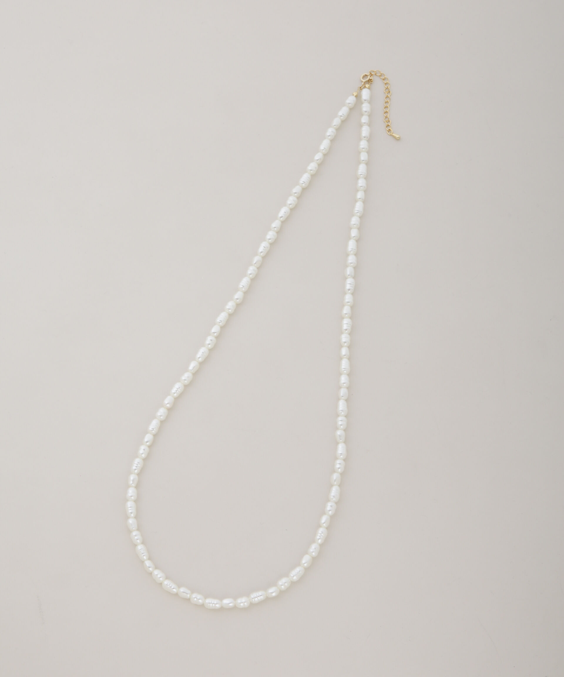 nano･universe「フェイクバロックパール1連ネックレス」|ネックレス|