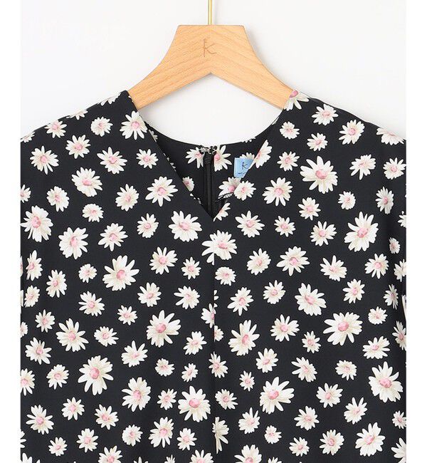 組曲「【組曲&times;setsuko sagittaire】ハイカウントストレッチプリントワンピース」|ワンピース|