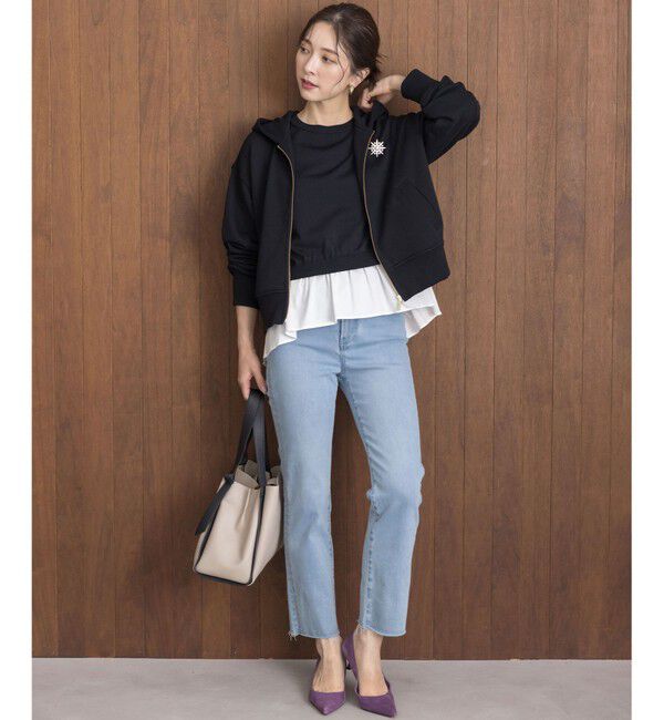 組曲「ロゴ刺繍入り裏毛パーカー」|パーカー|