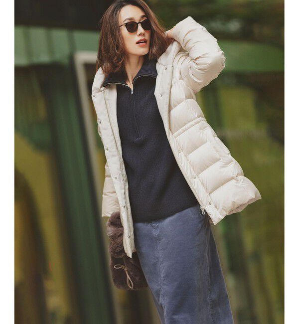 23区「【洗える】シレータフタ ショート ダウンコート」|ダウン|