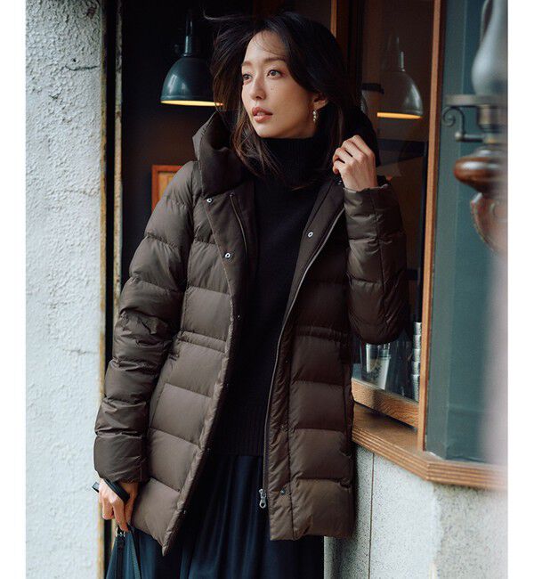 23区「【洗える】シレータフタ ショート ダウンコート」|ダウン|ﾀﾞｰｸﾌﾞ