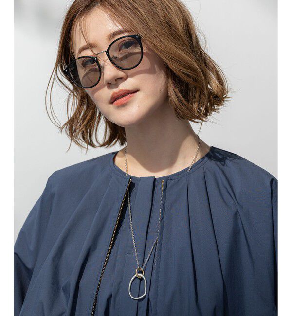 23区「【UVカット/WEB限定】カラーレンズ サングラス」|サングラス|ブラック系