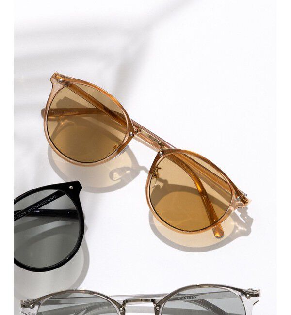 23区「【UVカット/WEB限定】カラーレンズ サングラス」|サングラス|ベージュ系