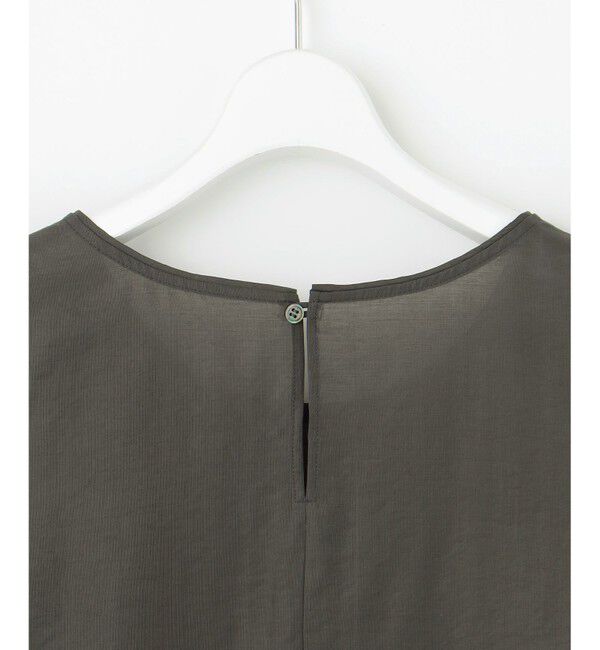 23区「【SLOW/一部店舗限定】ブライトヴィンテージクロス ノースリーブ ブラウス」|シャツ・ブラウス|