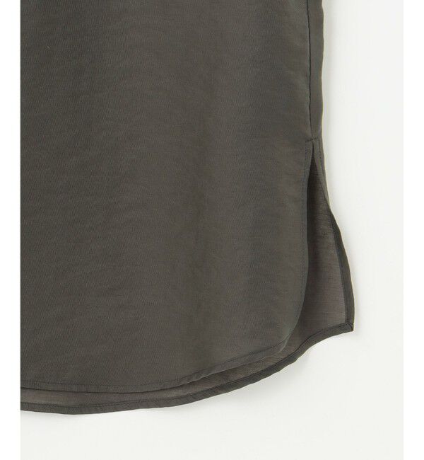 23区「【SLOW/一部店舗限定】ブライトヴィンテージクロス ノースリーブ ブラウス」|シャツ・ブラウス|