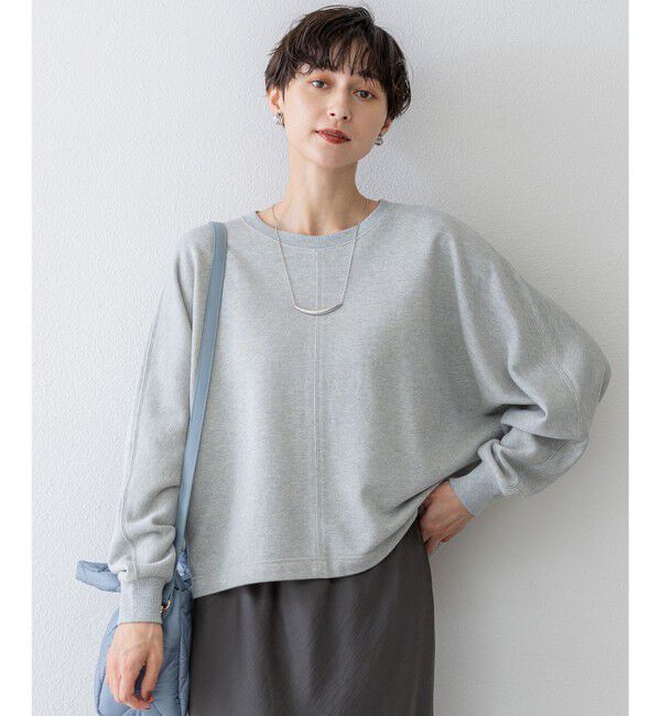 23区「【洗える】シャイニーコットンテリー ドルマン スウェット」|Tシャツ・カットソー|ﾗｲﾄｸﾞﾚ