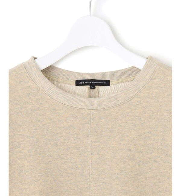 23区「【洗える】シャイニーコットンテリー ドルマン スウェット」|Tシャツ・カットソー|