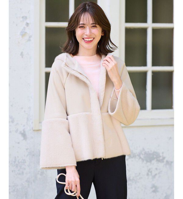 ANY SIS「【洗える】カシミヤブレンドパフ袖 ニット」|ニット・セーター|