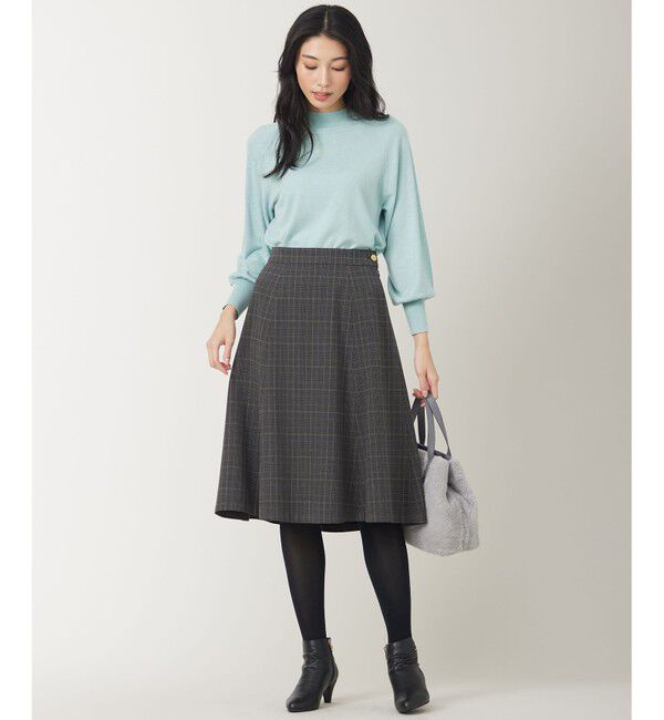 ANY SIS「【洗える】カシミヤブレンドパフ袖 ニット」|ニット・セーター|