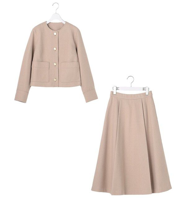 ANY SIS「【2SET】ジャケット &times; フレアスカート セット」|スーツ|