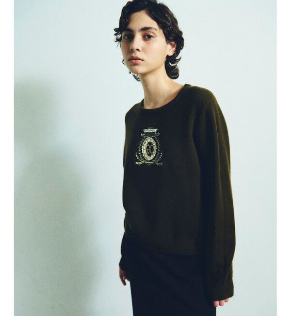 Grace Class「エンブレム刺繍ニットトップ」|ニット・セーター|