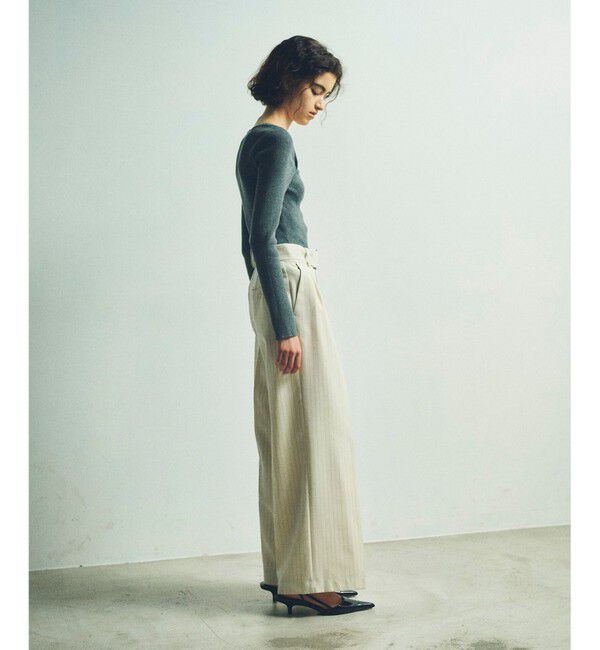 Grace Class「スクエアネックリブトップ」|ニット・セーター|