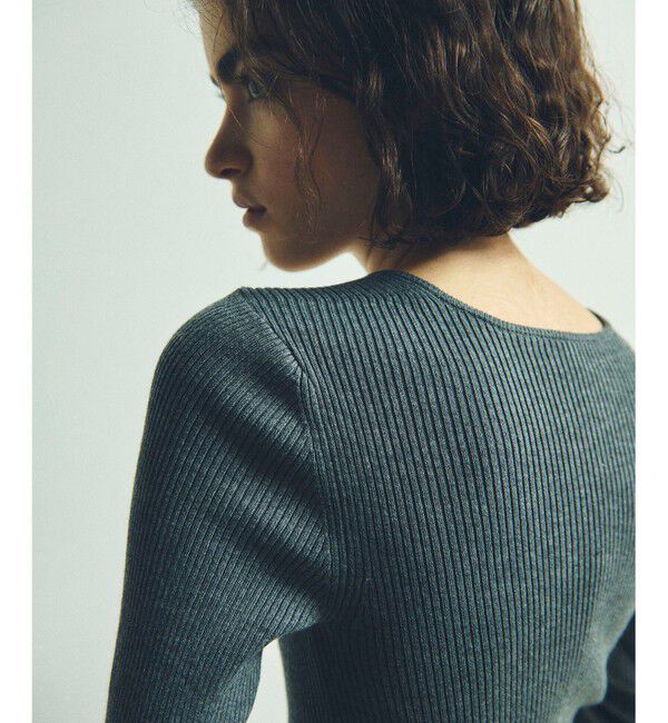 Grace Class「スクエアネックリブトップ」|ニット・セーター|