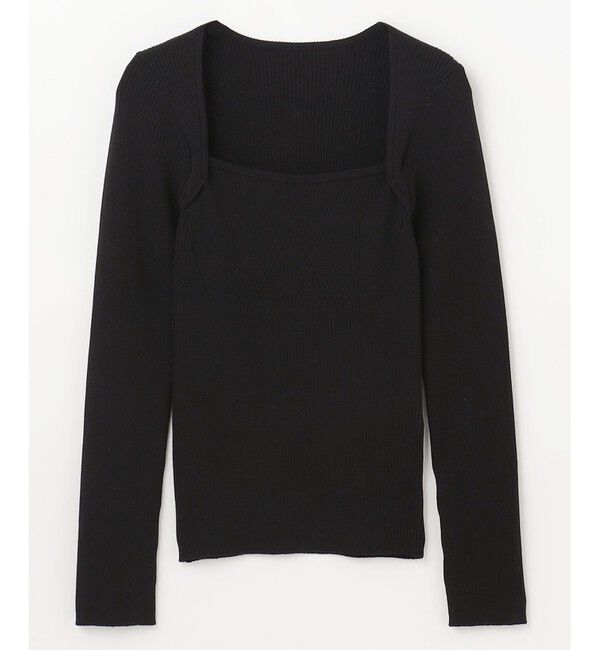 Grace Class「スクエアネックリブトップ」|ニット・セーター|