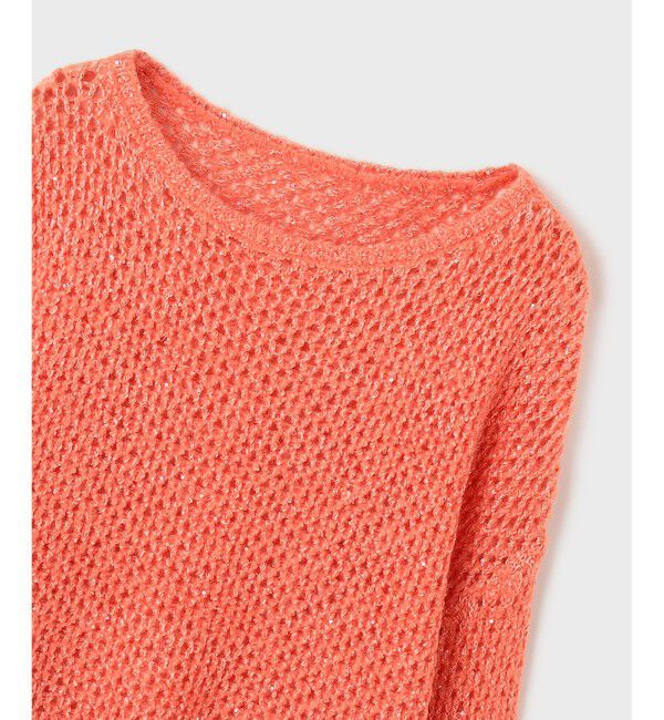  「スパンメッシュニットトップ」|ニット・セーター|