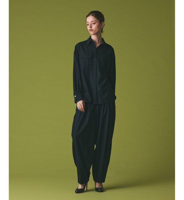 Grace Class「ウールワイドレッグパンツ」|その他|