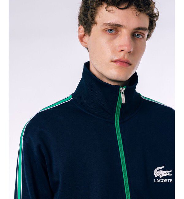 LACOSTE「ショルダーラインスウェットトラックジャケット」|スウェット・ジャージ|
