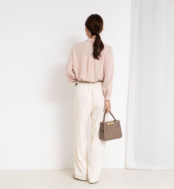 NOLLEY'S sophi「ウォッシャブル強撚ツイルワイドパンツ」|その他|