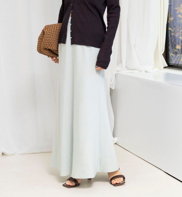 NOLLEY'S「ウォッシャブルセルロースバイヤススカート」|スカート|