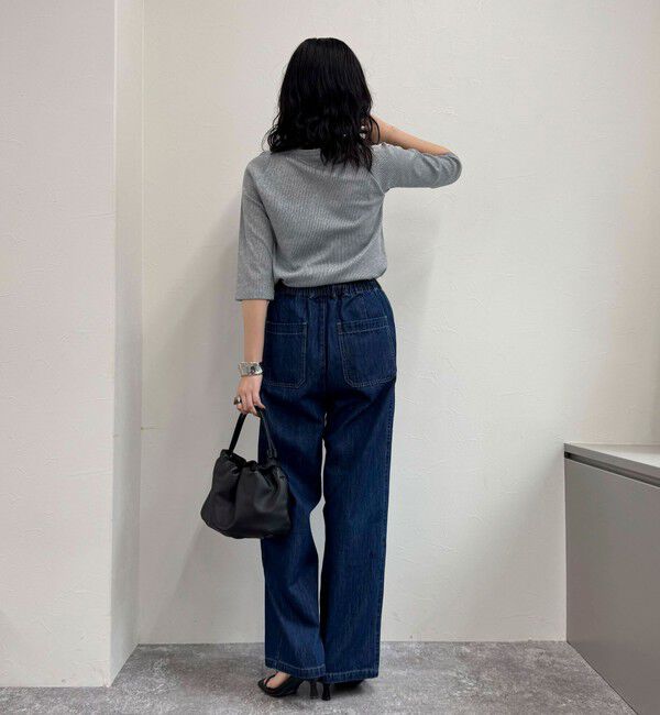 fredy emue「ライトオンスデニムベイカーイージーパンツ」|デニム|